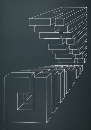 Harry Karssen - Lot van twee zeefdrukken, Z.t. Abstractie kopen? Bied vanaf 1!