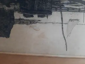 Willem Witsen - Ets "afgemeerde bootjes bij Hattem" potlood gesigneerd - orig. lijst kopen? Bied vanaf 50!