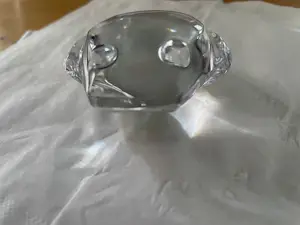 Val-Saint-Lambert - Kristallen press papier - 2 stuks: grote kikker & boomkikker kopen? Bied vanaf 80!