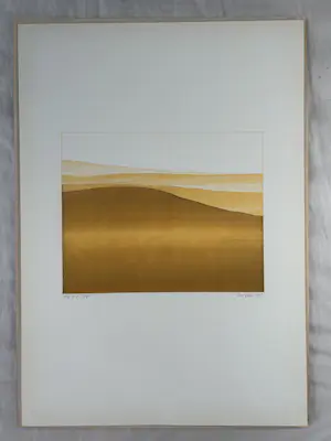 Claudia Keller - Berglandschap geel/oranje kopen? Bied vanaf 25!