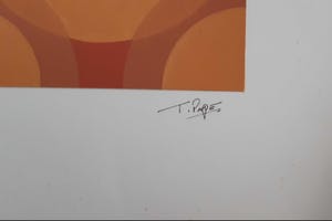 Ton Pape - Gouache - Geometrisch Abstract nr 2419 kopen? Bied vanaf 40!