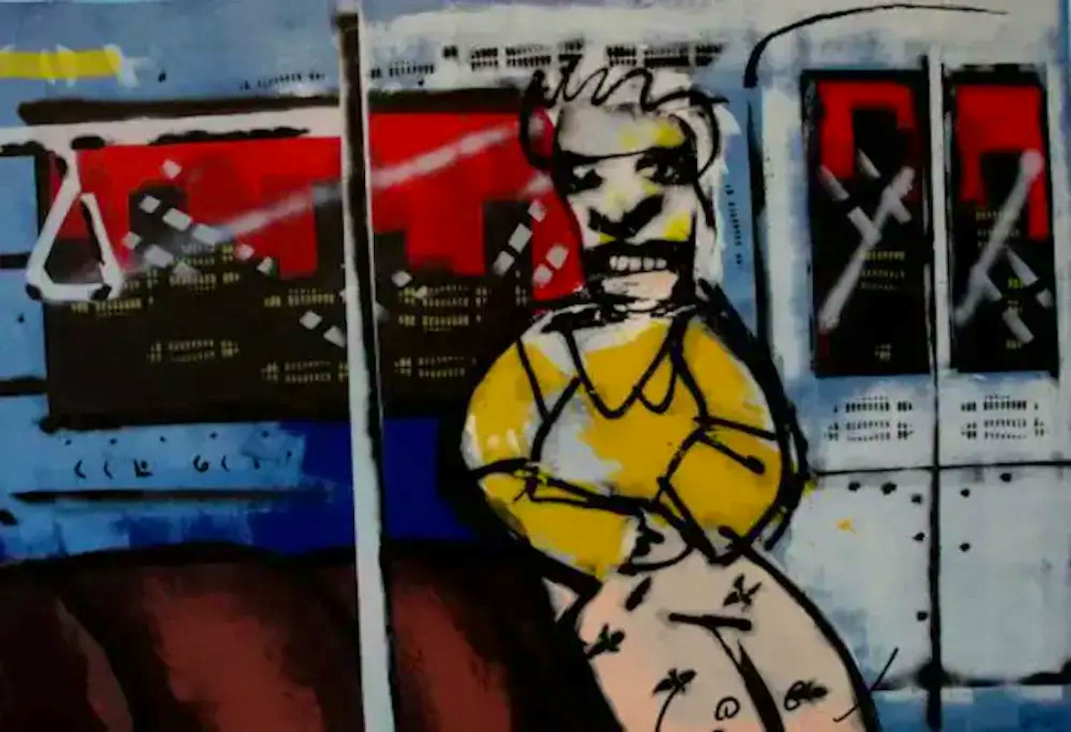 Herman Brood - Zeefdruk: Metro kaufen? Bieten Sie von 550!