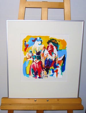 Lou Thissen - In Gesprek (mooi gelijst!) kopen? Bied vanaf 125!