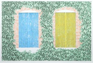 Clemens Zijlmans - Zeefdruk, Tweeluik - Ingelijst kopen? Bied vanaf 1!