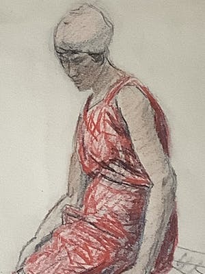 Johannes Abraham Mondt - 1859-1941 Dames in badpak, tekenles in de Pulchri studio kopen? Bied vanaf 100!