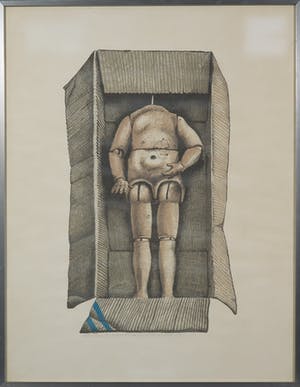 Herman Berserik - Litho, Pop in doos - Ingelijst kopen? Bied vanaf 20!