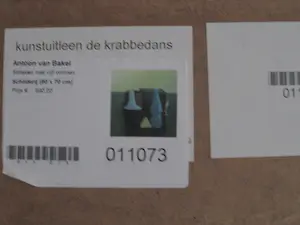 Antoon van Bakel - Groot verstild olieverf op papier "Stilleven met 5 vormen" 1982 kopen? Bied vanaf 57!