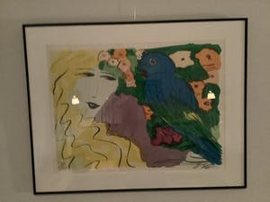 Walasse Ting - Litho, Venus en Ara - Ingelijst (Groot) kopen? Bied vanaf 350!