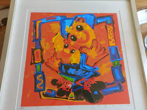 Buy Ad Verstijnen - ''Broer en zus" duo in kostbare lijst? Bid from 80!
