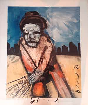 Herman Brood - De Zaaier (incl certificaat) verkocht voor € 275!