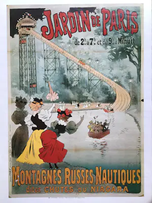 George Meunier - Affiche Jardin de Paris, Montagnes Russes Nautiques kopen? Bied vanaf 1!
