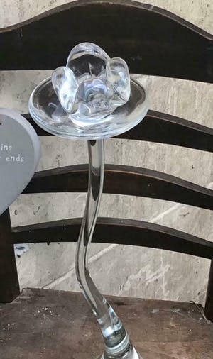 Willem Heesen - Glas waterlelie op stengel kopen? Bied vanaf 350!