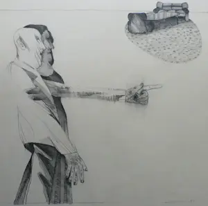 AcheterKees Spermon - Potloodtekening - 1969? Enchérissez de 75!