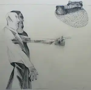 Kees Spermon - Potloodtekening - 1969 kopen? Bied vanaf 75!