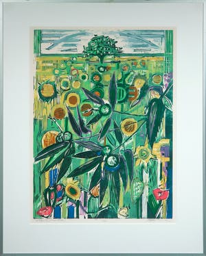 Luuk Scholten - Houtsnede, Augustus (Frankrijk) - Ingelijst (groot) kopen? Bied vanaf 35!