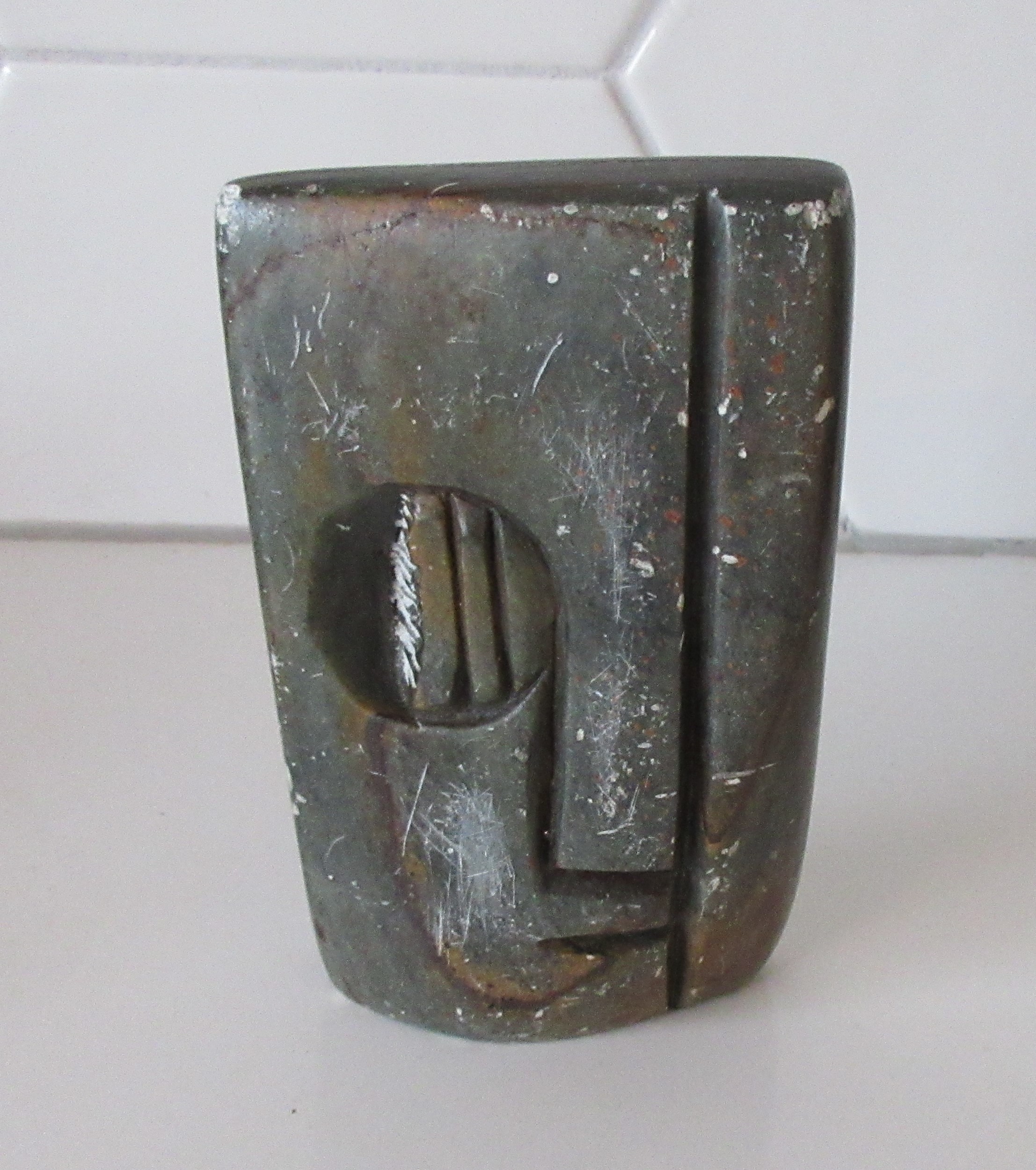 Niet of onleesbaar gesigneerd - Venassa Rangisse Shona Stone Art - Beeldje Boze Oog kopen? Bied vanaf 1!