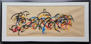 Theo Wolvecamp - gesigneerde ingelijste pastel tekening kopen? Bied vanaf 225!