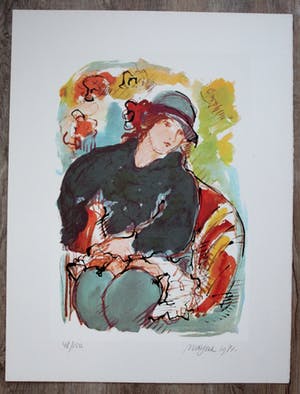 Nic Jonk - Portfoliomap - 3 zeefdrukken - 1981 kopen? Bied vanaf 199!