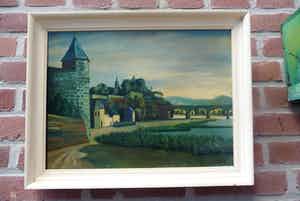 Theo Stiphout - Landschap Saarburg verkocht voor € 35!