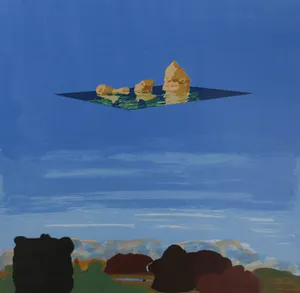 Rien Bout - Zeefdruk. Titel, Paisaje flotante no. 2 kopen? Bied vanaf 40!