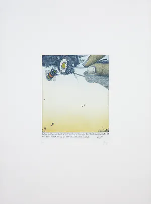 Maurilio Minuzzi - Kleurenets, Hommel met bloem kopen? Bied vanaf 1!