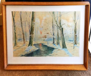 Niet of onleesbaar gesigneerd - C3628-1 - Winters bosgezicht kopen? Bied vanaf 10!