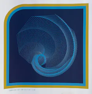 Hans Köhler - Computer Art, zeefdruk kaufen? Bieten Sie von 60!
