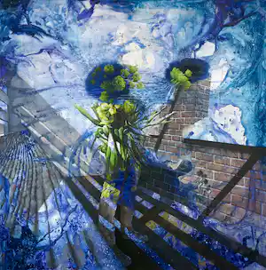 Shimon Kamada - Olieverf op doek, Tulip sellers (Groot) verkocht voor € 750!