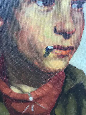 Jeanne van Hall - Rokend Jongetje kopen? Bied vanaf 25!