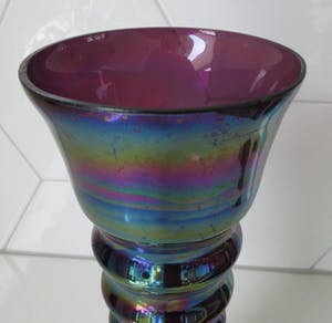 Wilhelm Kralik Sohne - Stel Art Nouveau Iridescent geglazuurde ribbelvazen kopen? Bied vanaf 10!