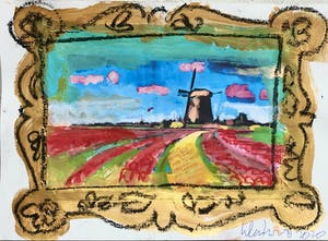 Peter Klashorst - Hollands Landschap kopen? Bied vanaf 1!