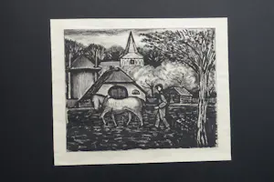 Jo Bezaan - LANDSCHAP BIJ GARDEREN kopen? Bied vanaf 70!