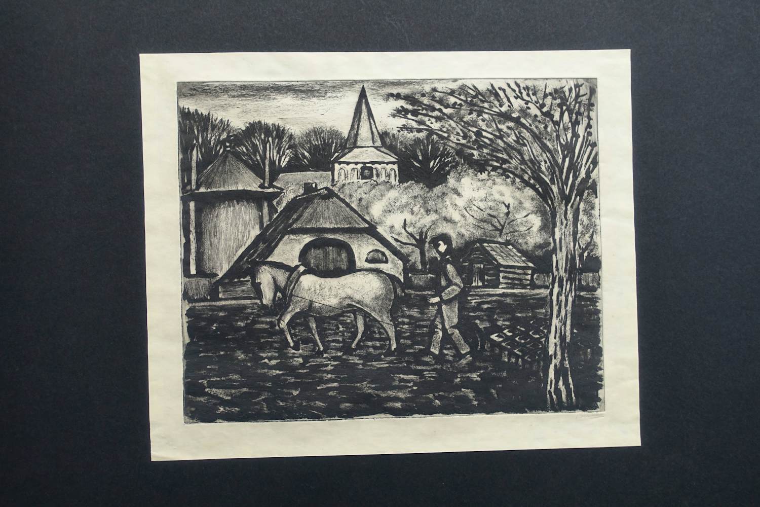 Jo Bezaan - LANDSCHAP BIJ GARDEREN kopen? Bied vanaf 70!