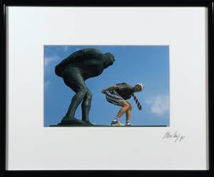 Paul Huf - Foto, - De Elfstedenrijder - Ingelijst kopen? Bied vanaf 45!