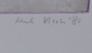 Henk Visch - Ets, Plaats bepalend kopen? Bied vanaf 1!