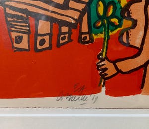 Corneille - Zonder titel, litho (netjes ingelijst, zeldzaam!) kopen? Bied vanaf 295!
