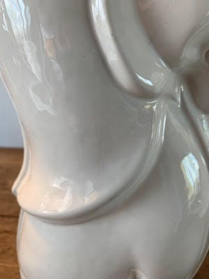 Curiosa - Zeer decoratieve grote beelden in vorm van Leeuw (2) - Aardewerk Italië jaren 70 kopen? Bied vanaf 50!