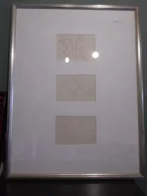 Fons Bemelmans - Drie voorstudies van Europa en de stier kopen? Bied vanaf 50!