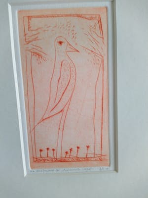 Ko Oosterkerk - Peinzende vogel kopen? Bied vanaf 75!