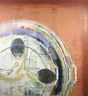 Hannes Postma - Olieverf op doek, Bovenaanzicht V - Ingelijst (Zeer groot) kopen? Bied vanaf 1!