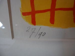 Keimpe Kootstra - Zeefdruk, Titel, "Het gesprek van de dag I ". kopen? Bied vanaf 35!