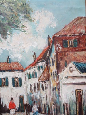 Jan van Vlaardingen - Stadsgezicht kopen? Bied vanaf 95!