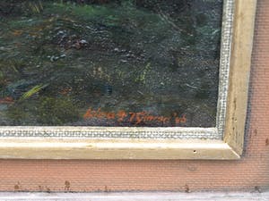 Klaas Pijlman - Olieverf op doek , “Landschap” – ingelijst - 1946 kopen? Bied vanaf 75!