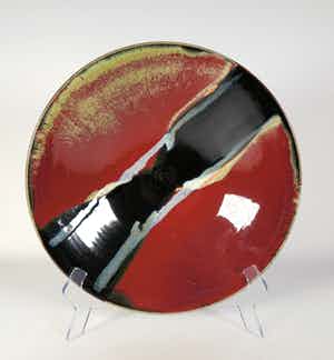 Ed Meissenberg - Aardewerk, Geglazuurde schaal verkocht voor € 1!