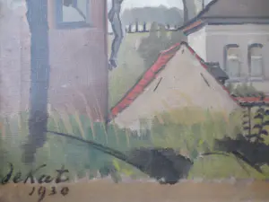 Anne-Pierre De Kat - Dorpsgezicht Belgie 1930 kopen? Bied vanaf 400!