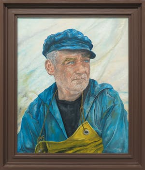 J. Huyssen - Olieverf op doek, Visser - Ingelijst kopen? Bied vanaf 100!