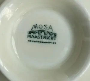 N.V. Porselein- en Tegelfabriek Mosa - Mosa Maastricht - Theeservies kopen? Bied vanaf 40!