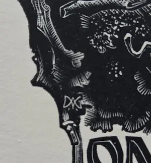 Dirk van Gelder - Paaswensch. Houtgravure. 1940. kopen? Bied vanaf 49!