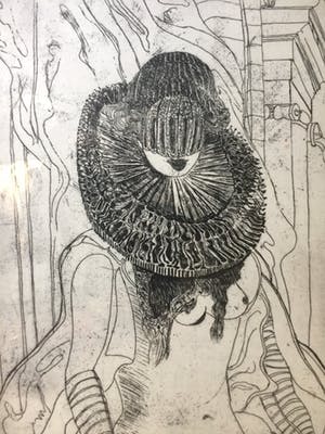 Vic Gentils - Naakte Vrouw - Zeefdruk, Ingelijst kopen? Bied vanaf 75!