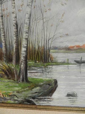 Anna Lehman - Hollands Rivier-landschap kopen? Bied vanaf 20!